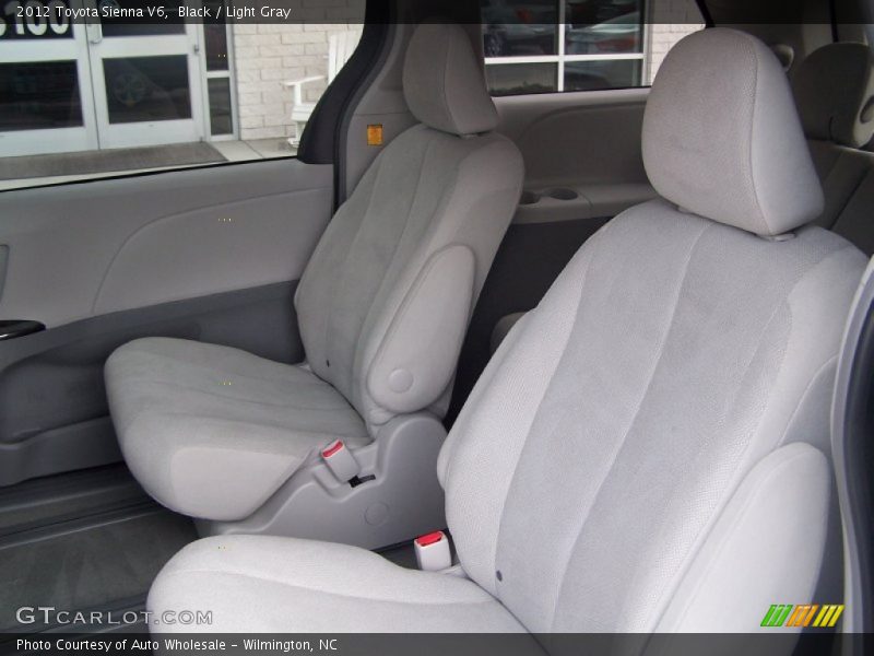 Black / Light Gray 2012 Toyota Sienna V6