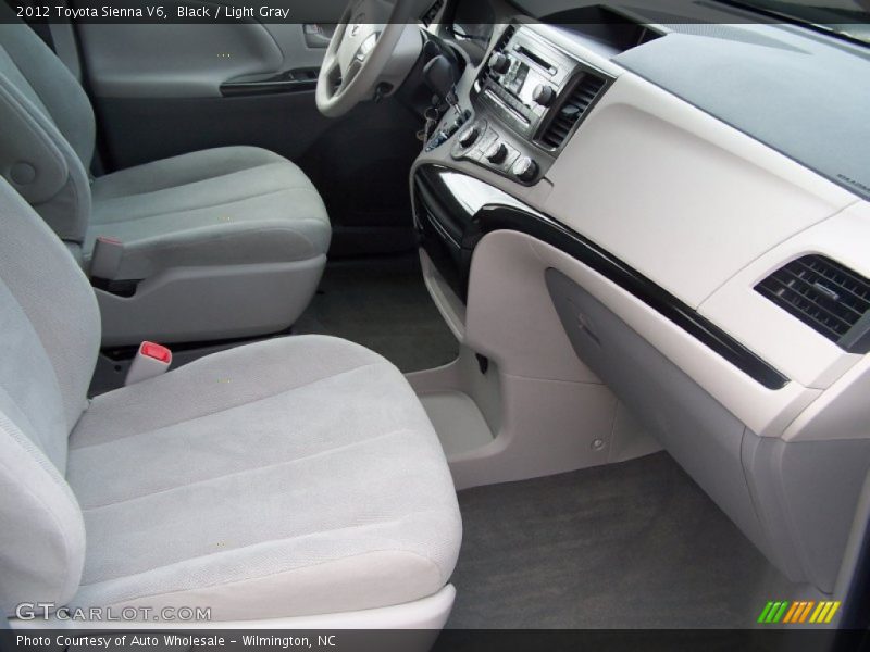 Black / Light Gray 2012 Toyota Sienna V6