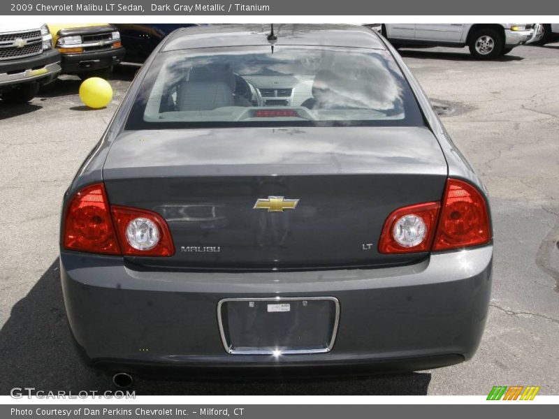 Dark Gray Metallic / Titanium 2009 Chevrolet Malibu LT Sedan