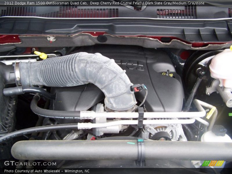 Deep Cherry Red Crystal Pearl / Dark Slate Gray/Medium Graystone 2012 Dodge Ram 1500 Outdoorsman Quad Cab