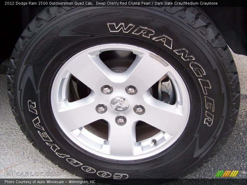 Deep Cherry Red Crystal Pearl / Dark Slate Gray/Medium Graystone 2012 Dodge Ram 1500 Outdoorsman Quad Cab