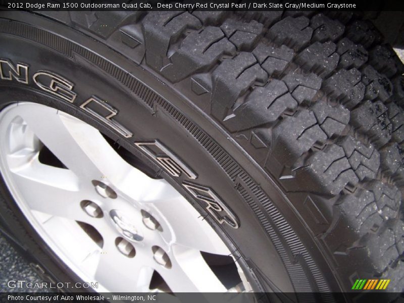 Deep Cherry Red Crystal Pearl / Dark Slate Gray/Medium Graystone 2012 Dodge Ram 1500 Outdoorsman Quad Cab