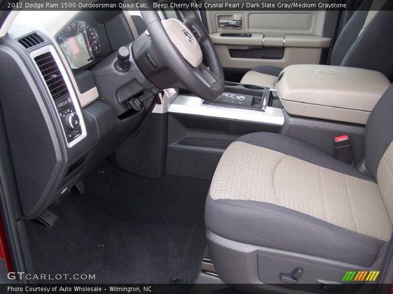 Deep Cherry Red Crystal Pearl / Dark Slate Gray/Medium Graystone 2012 Dodge Ram 1500 Outdoorsman Quad Cab