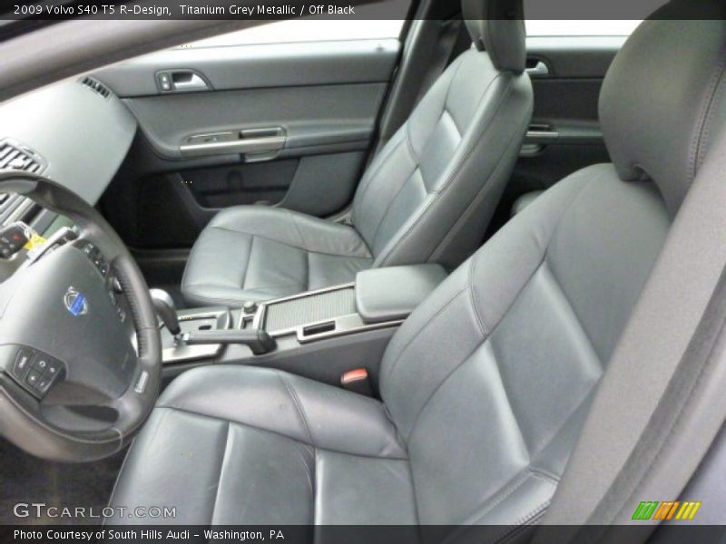 Titanium Grey Metallic / Off Black 2009 Volvo S40 T5 R-Design