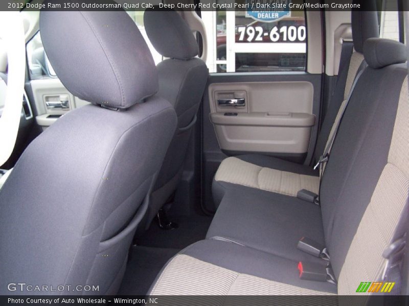 Deep Cherry Red Crystal Pearl / Dark Slate Gray/Medium Graystone 2012 Dodge Ram 1500 Outdoorsman Quad Cab