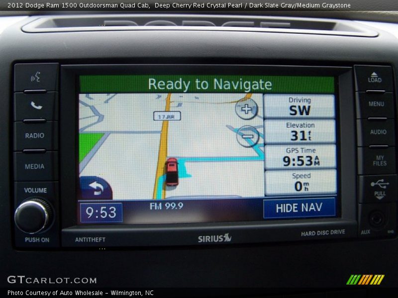 Deep Cherry Red Crystal Pearl / Dark Slate Gray/Medium Graystone 2012 Dodge Ram 1500 Outdoorsman Quad Cab