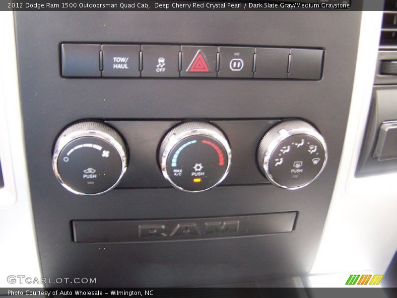 Deep Cherry Red Crystal Pearl / Dark Slate Gray/Medium Graystone 2012 Dodge Ram 1500 Outdoorsman Quad Cab