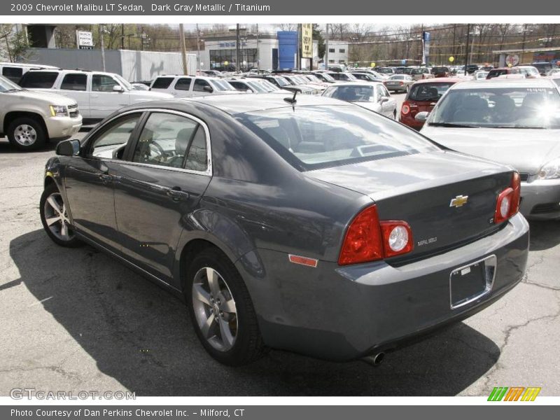 Dark Gray Metallic / Titanium 2009 Chevrolet Malibu LT Sedan