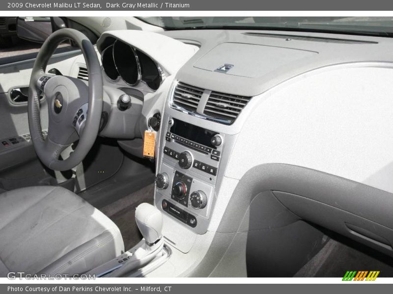Dark Gray Metallic / Titanium 2009 Chevrolet Malibu LT Sedan