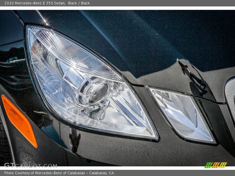 Black / Black 2010 Mercedes-Benz E 350 Sedan