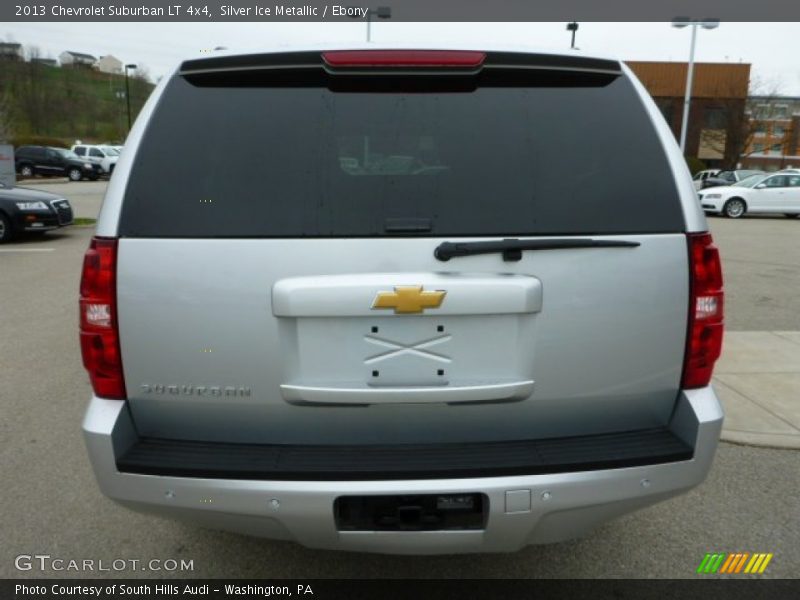 Silver Ice Metallic / Ebony 2013 Chevrolet Suburban LT 4x4