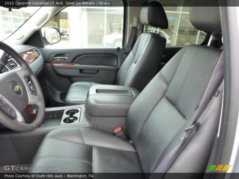 Silver Ice Metallic / Ebony 2013 Chevrolet Suburban LT 4x4