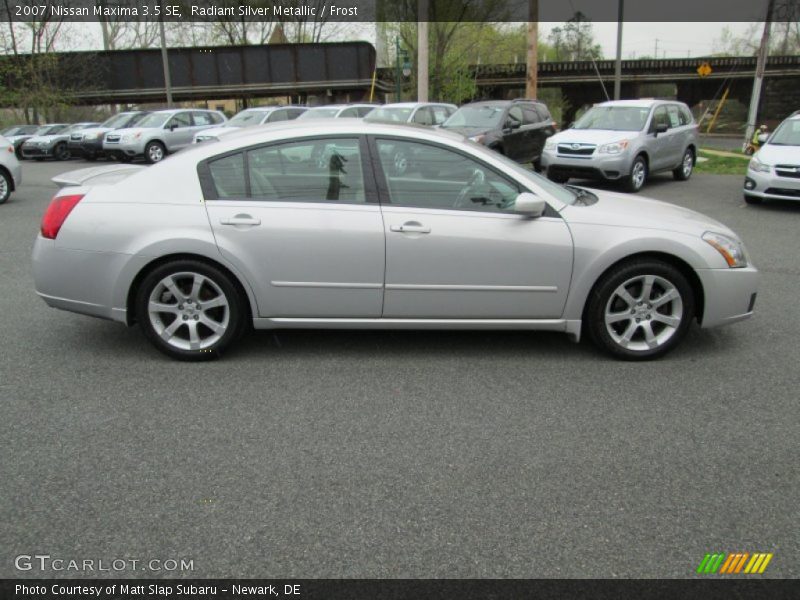 Radiant Silver Metallic / Frost 2007 Nissan Maxima 3.5 SE