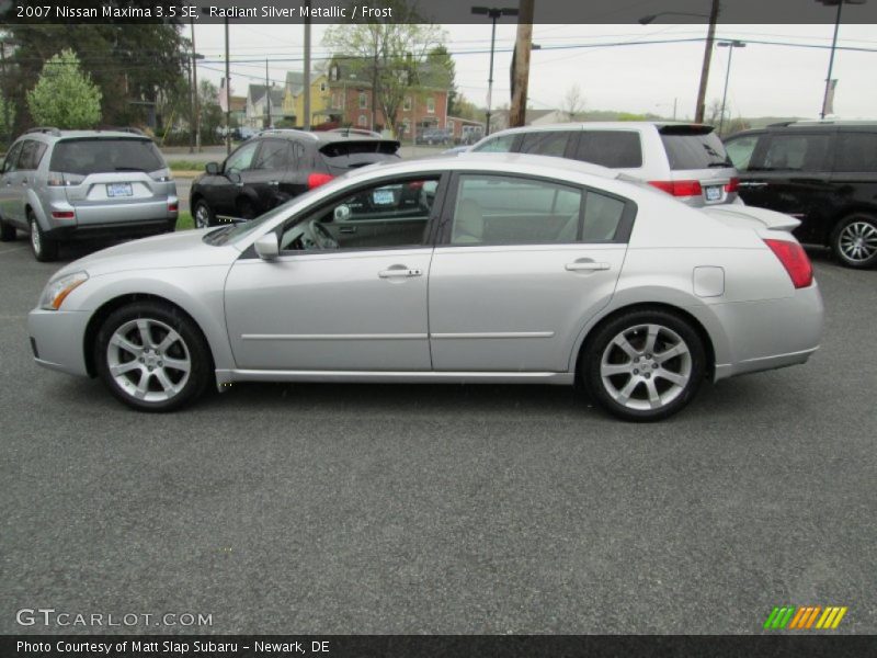 Radiant Silver Metallic / Frost 2007 Nissan Maxima 3.5 SE