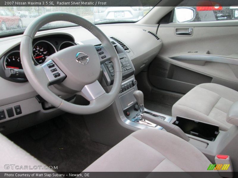 Radiant Silver Metallic / Frost 2007 Nissan Maxima 3.5 SE