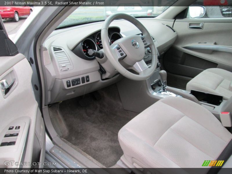 Radiant Silver Metallic / Frost 2007 Nissan Maxima 3.5 SE