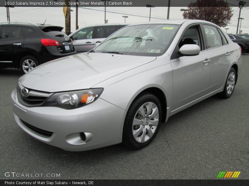 Spark Silver Metallic / Carbon Black 2010 Subaru Impreza 2.5i Sedan