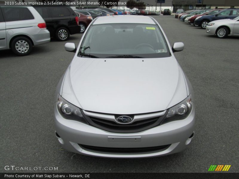 Spark Silver Metallic / Carbon Black 2010 Subaru Impreza 2.5i Sedan
