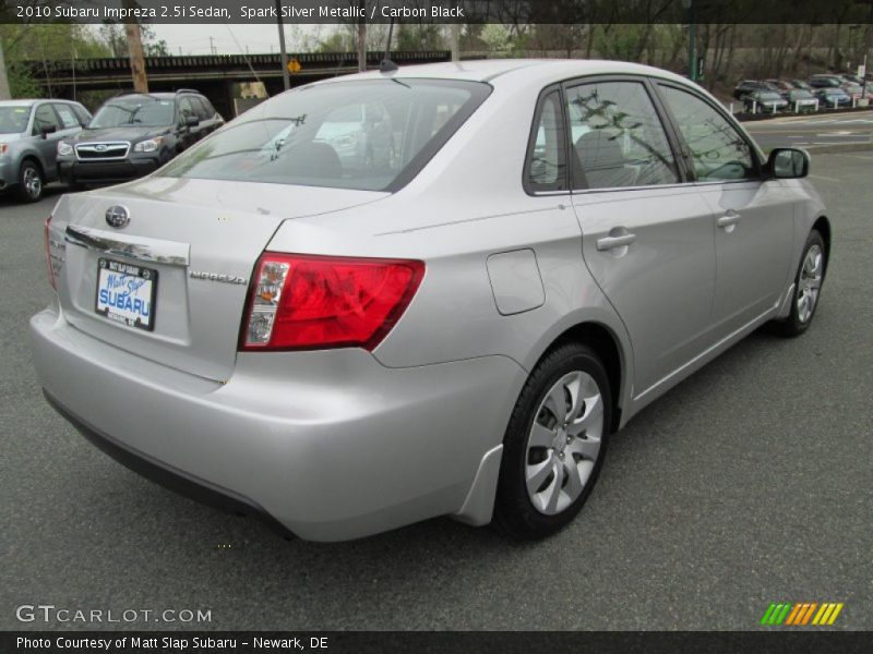 Spark Silver Metallic / Carbon Black 2010 Subaru Impreza 2.5i Sedan