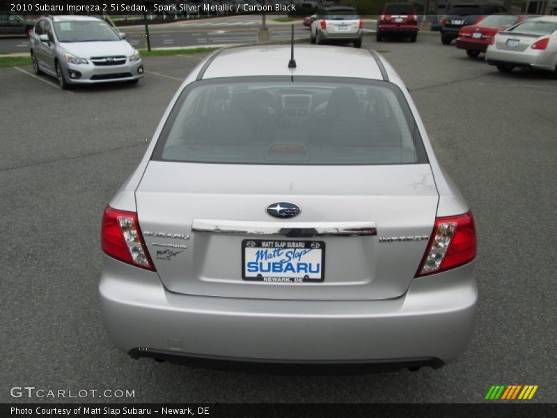 Spark Silver Metallic / Carbon Black 2010 Subaru Impreza 2.5i Sedan