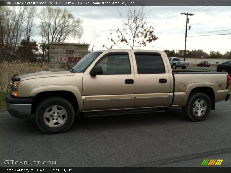 Sandstone Metallic / Tan 2004 Chevrolet Silverado 1500 Z71 Crew Cab 4x4