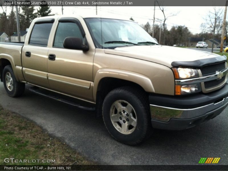 Sandstone Metallic / Tan 2004 Chevrolet Silverado 1500 Z71 Crew Cab 4x4