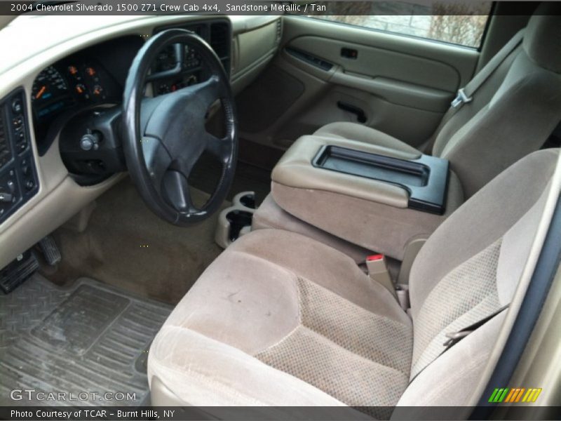 Tan Interior - 2004 Silverado 1500 Z71 Crew Cab 4x4 