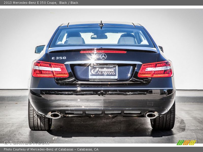 Black / Black 2013 Mercedes-Benz E 350 Coupe