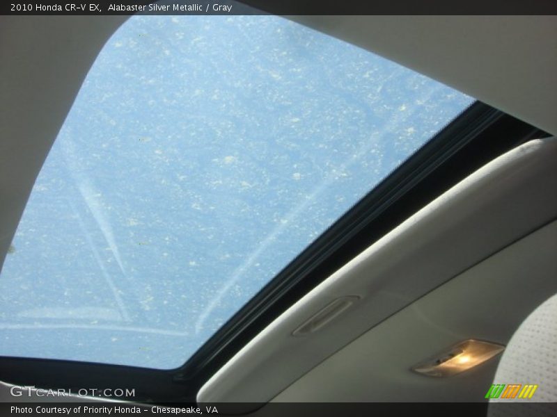 Alabaster Silver Metallic / Gray 2010 Honda CR-V EX
