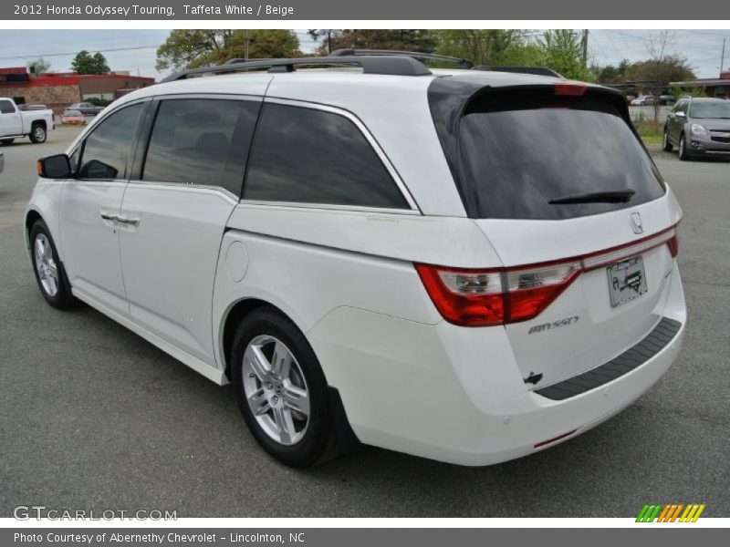 Taffeta White / Beige 2012 Honda Odyssey Touring