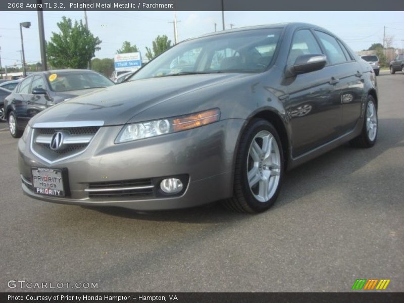 Polished Metal Metallic / Parchment 2008 Acura TL 3.2