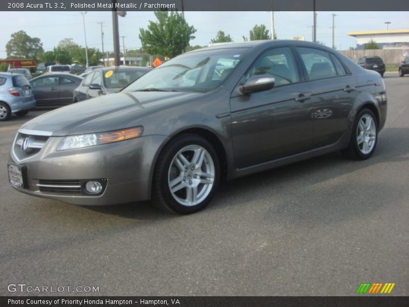 Polished Metal Metallic / Parchment 2008 Acura TL 3.2