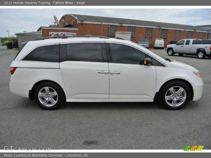 Taffeta White / Beige 2012 Honda Odyssey Touring