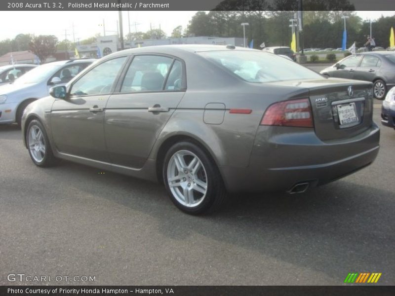 Polished Metal Metallic / Parchment 2008 Acura TL 3.2