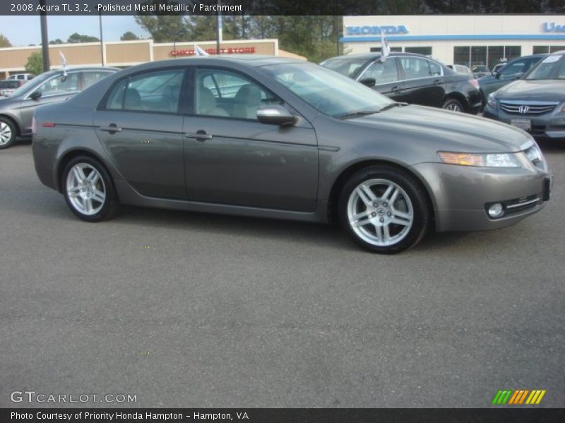 Polished Metal Metallic / Parchment 2008 Acura TL 3.2