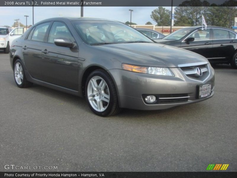 Polished Metal Metallic / Parchment 2008 Acura TL 3.2