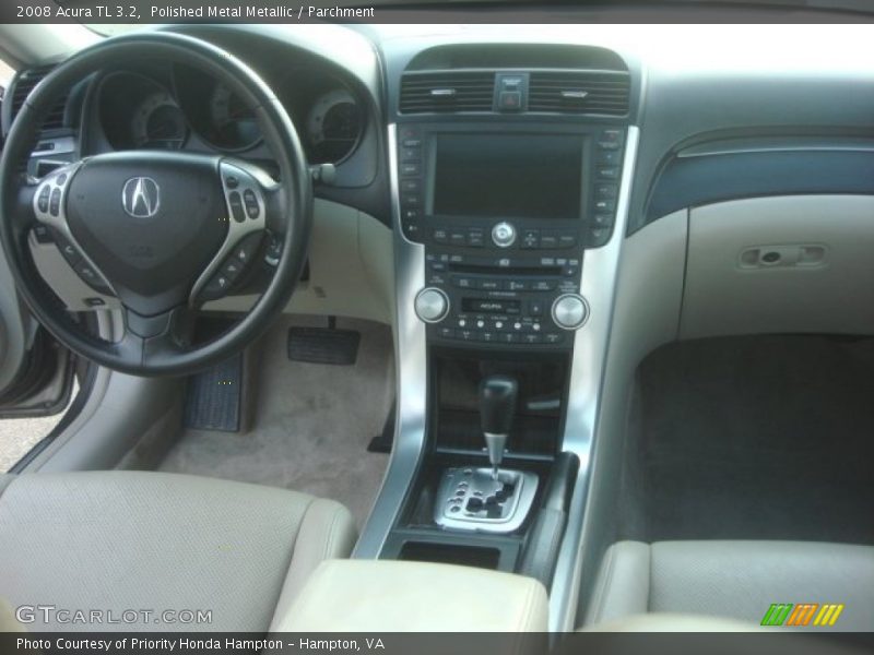 Polished Metal Metallic / Parchment 2008 Acura TL 3.2