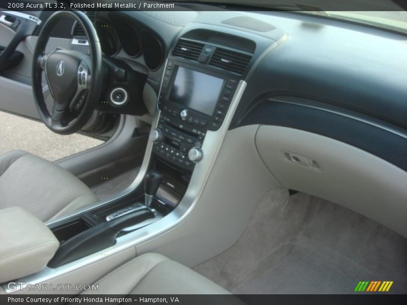 Polished Metal Metallic / Parchment 2008 Acura TL 3.2