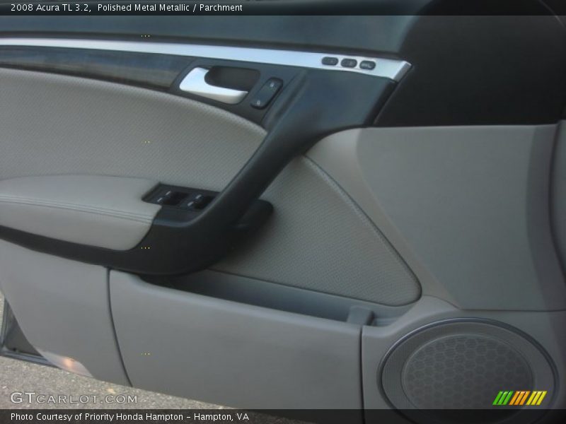 Polished Metal Metallic / Parchment 2008 Acura TL 3.2