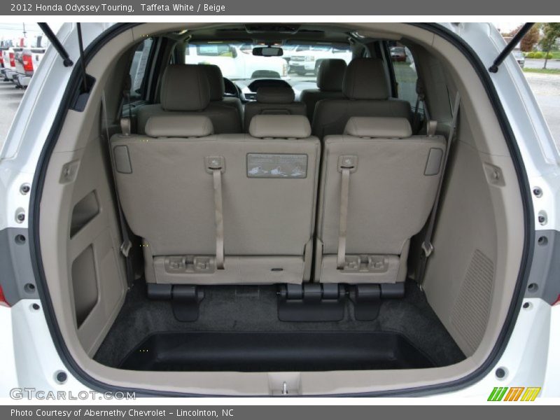Taffeta White / Beige 2012 Honda Odyssey Touring