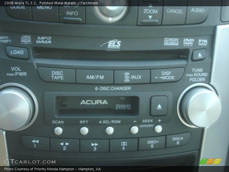 Polished Metal Metallic / Parchment 2008 Acura TL 3.2