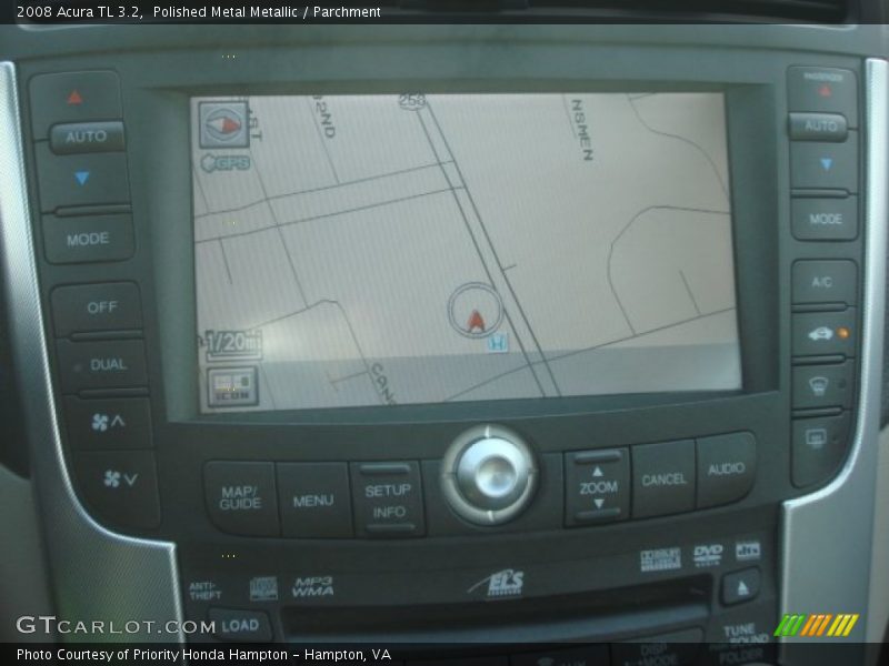 Polished Metal Metallic / Parchment 2008 Acura TL 3.2