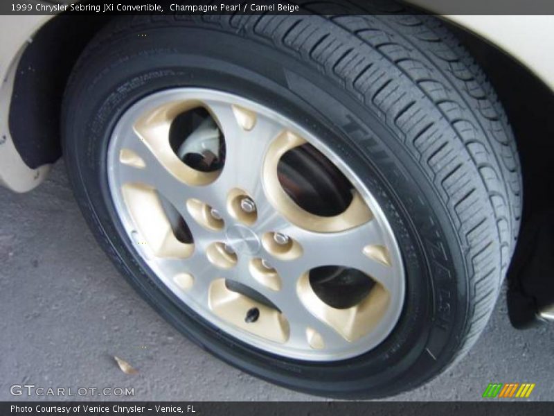 Champagne Pearl / Camel Beige 1999 Chrysler Sebring JXi Convertible