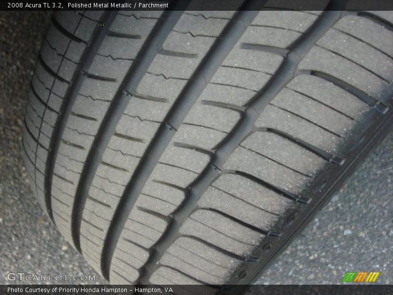 Polished Metal Metallic / Parchment 2008 Acura TL 3.2
