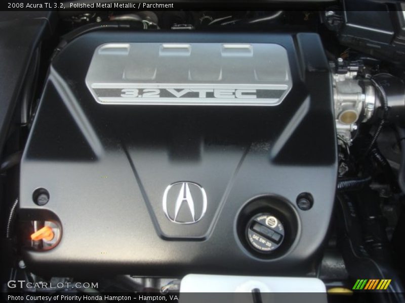 Polished Metal Metallic / Parchment 2008 Acura TL 3.2
