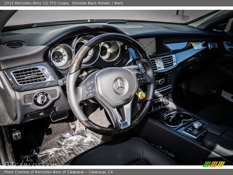 Obsidian Black Metallic / Black 2013 Mercedes-Benz CLS 550 Coupe