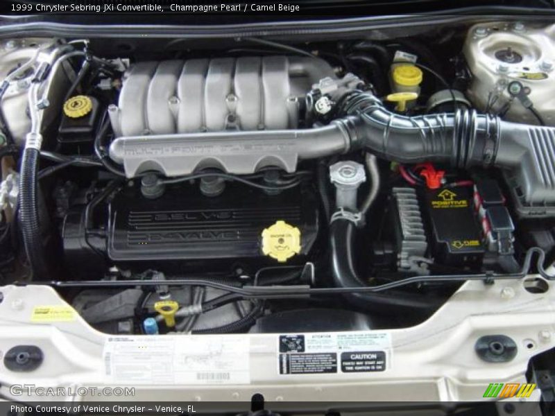 Champagne Pearl / Camel Beige 1999 Chrysler Sebring JXi Convertible