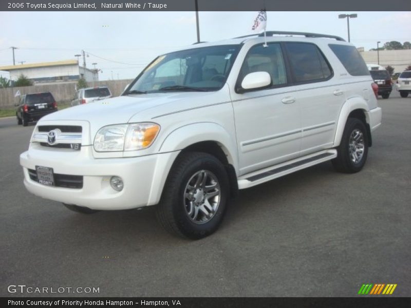 Natural White / Taupe 2006 Toyota Sequoia Limited