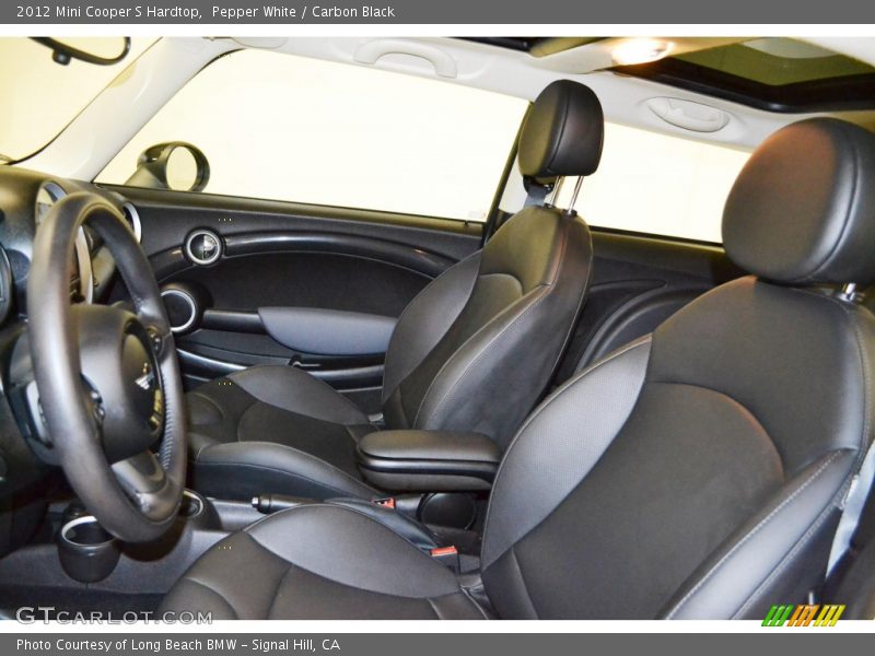 Pepper White / Carbon Black 2012 Mini Cooper S Hardtop