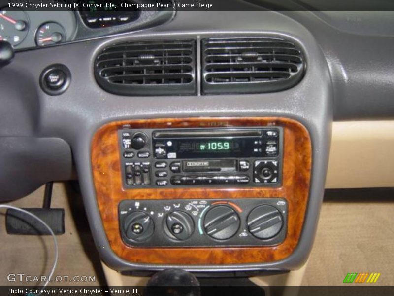 Champagne Pearl / Camel Beige 1999 Chrysler Sebring JXi Convertible